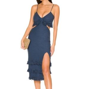 Saylor Sachi Dress - Faded Indigo - Size M - NWT